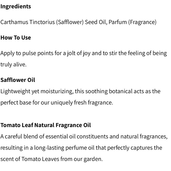 Flamingo Estate Tomato Fragrance Oil  PLUS Mini Coriandoli Candle-NIB - Picture 5 of 6